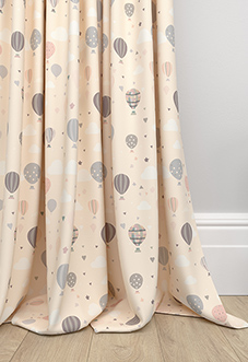 Balloon Festival, Soft Cream - Made to Measure Curtains